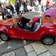 Osserviamo ora un raro esemplare di 500 rossa decapottabile: una versione creata all�epoca dalla carrozzeria Vignale di Torino